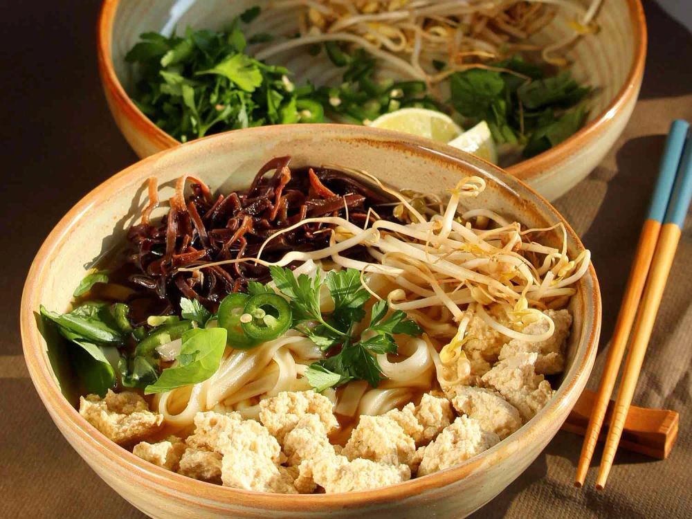 Vegetarian Pho (Vietnamese Noodle Soup)