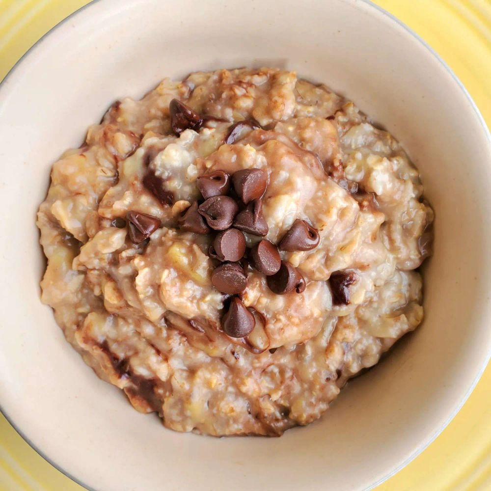 Chocolate Banana Oatmeal Porridge