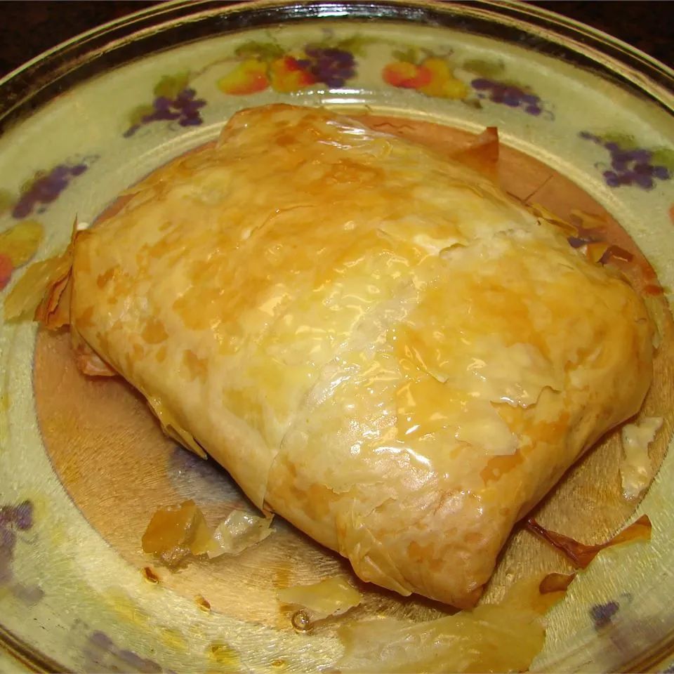 Raspberry Walnut Baked Brie