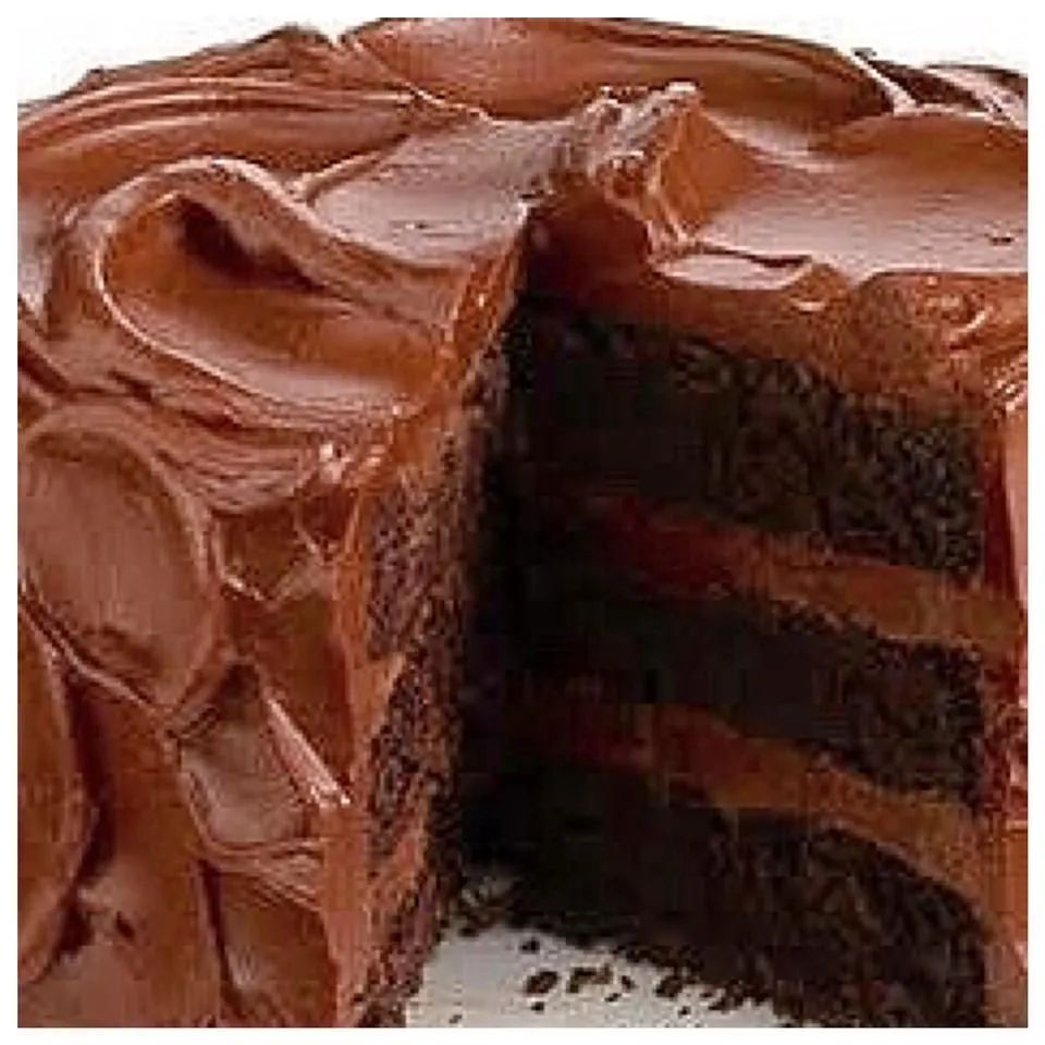 Sour Cream Dark Chocolate Cake