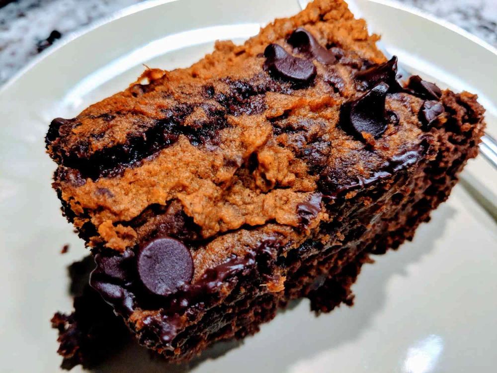 Vegan Pumpkin Brownie