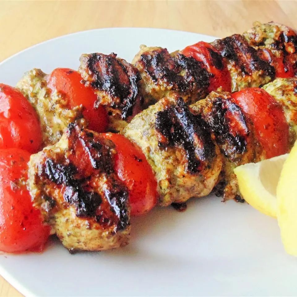 Pesto Chicken Kabobs