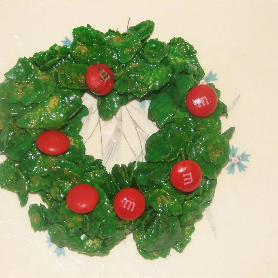 Holly Christmas Cookies