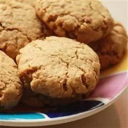 Peanut Butter and Bran Cookies