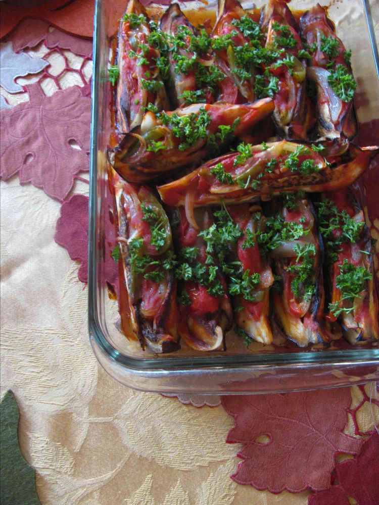 Armenian Stuffed Eggplant (Imam Bayildi)