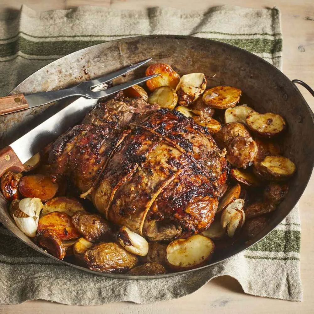 Grandma Rose's Herb-Roasted Easter Lamb