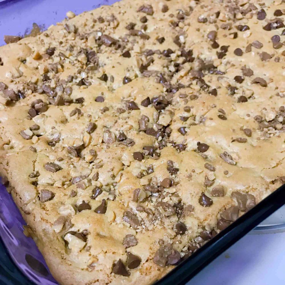 Toffee Blondies