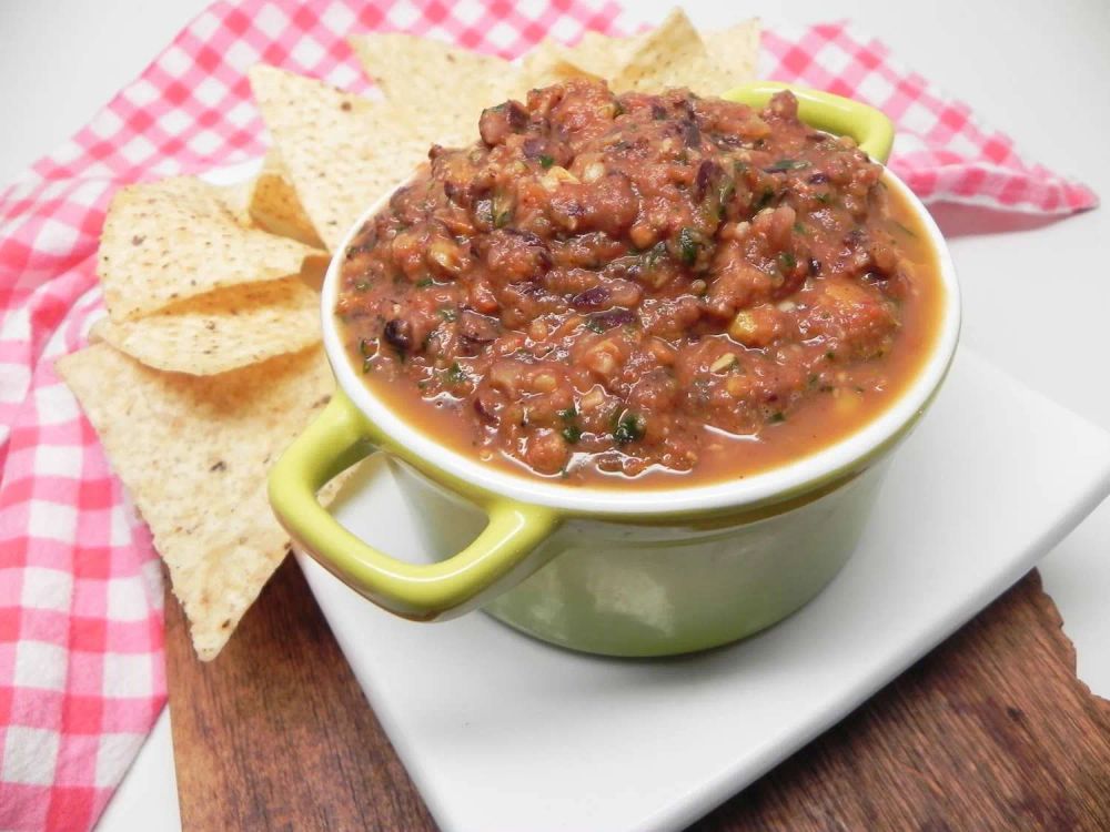 Charred Corn and Black Bean Salsa