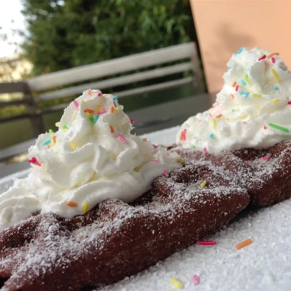 Waffle Iron Brownies