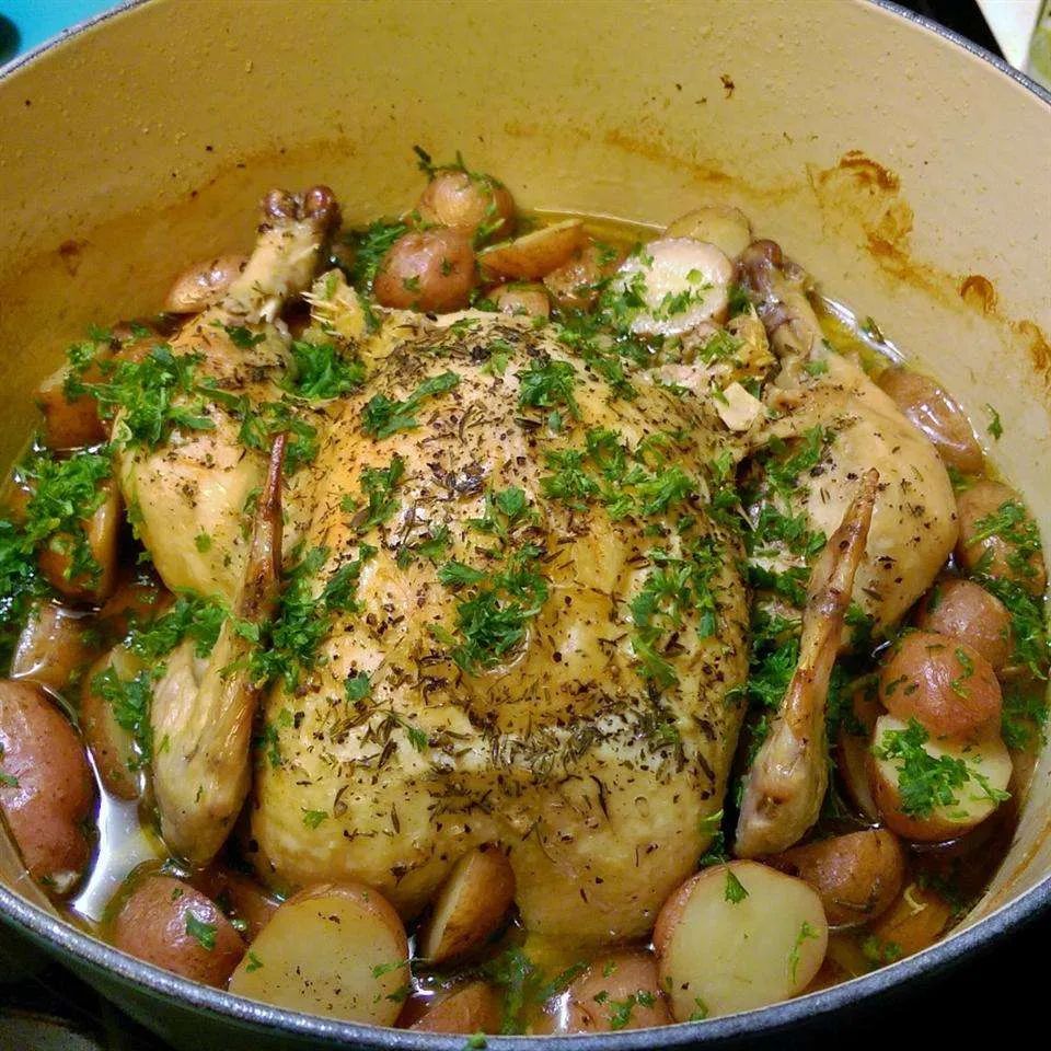 Chicken with 40 Cloves of Garlic