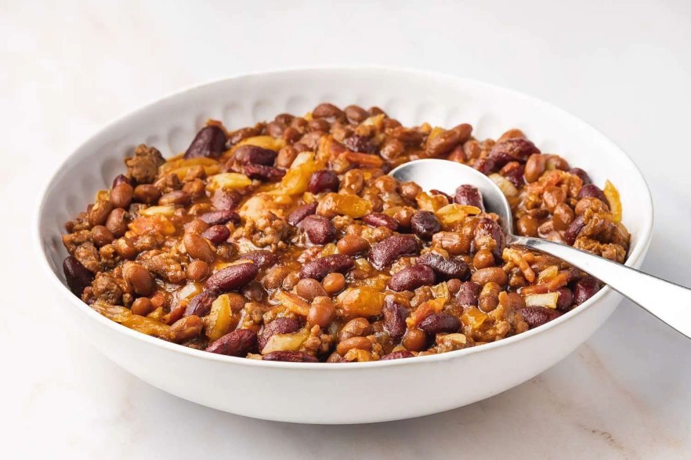 Slow Cooker Cowboy Beans