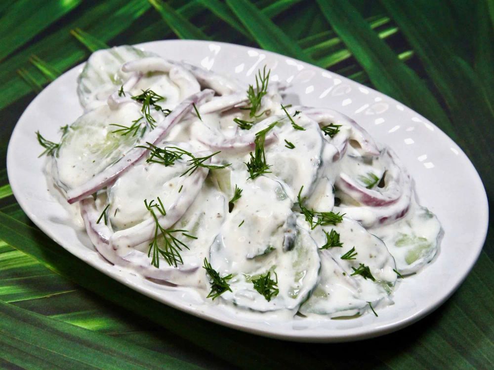 Cucumber Salad With Sour Cream