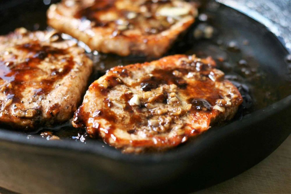 Pork Loin Medallions with Balsamic Vinegar