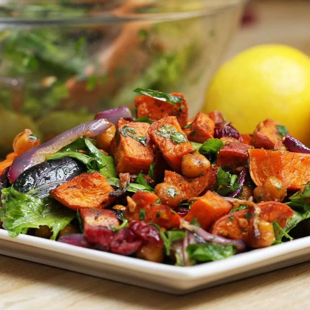 Sweet Potato And Chickpea Salad