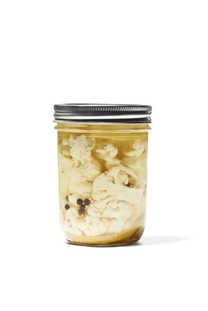 Lemony Pickled Cauliflower