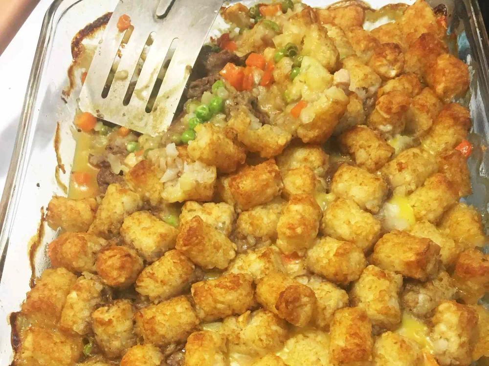 Savory Tater Tot Casserole