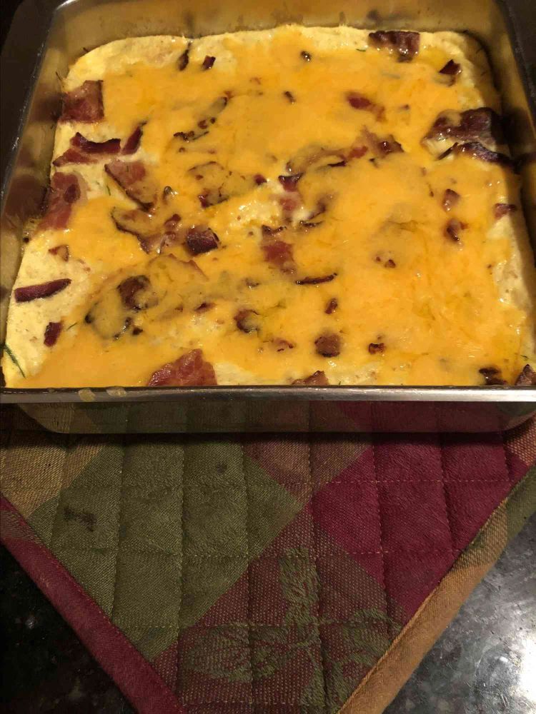 Cheesy Bacon Breakfast Casserole