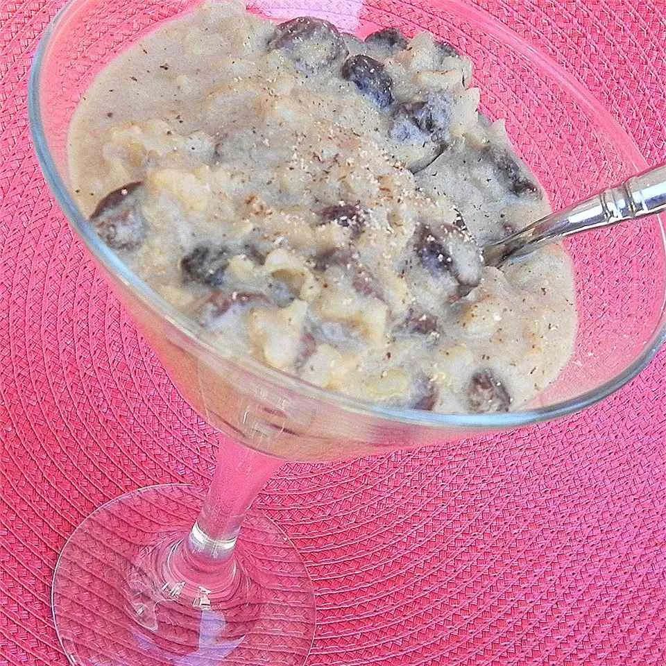 Brown Rice Raisin Pudding