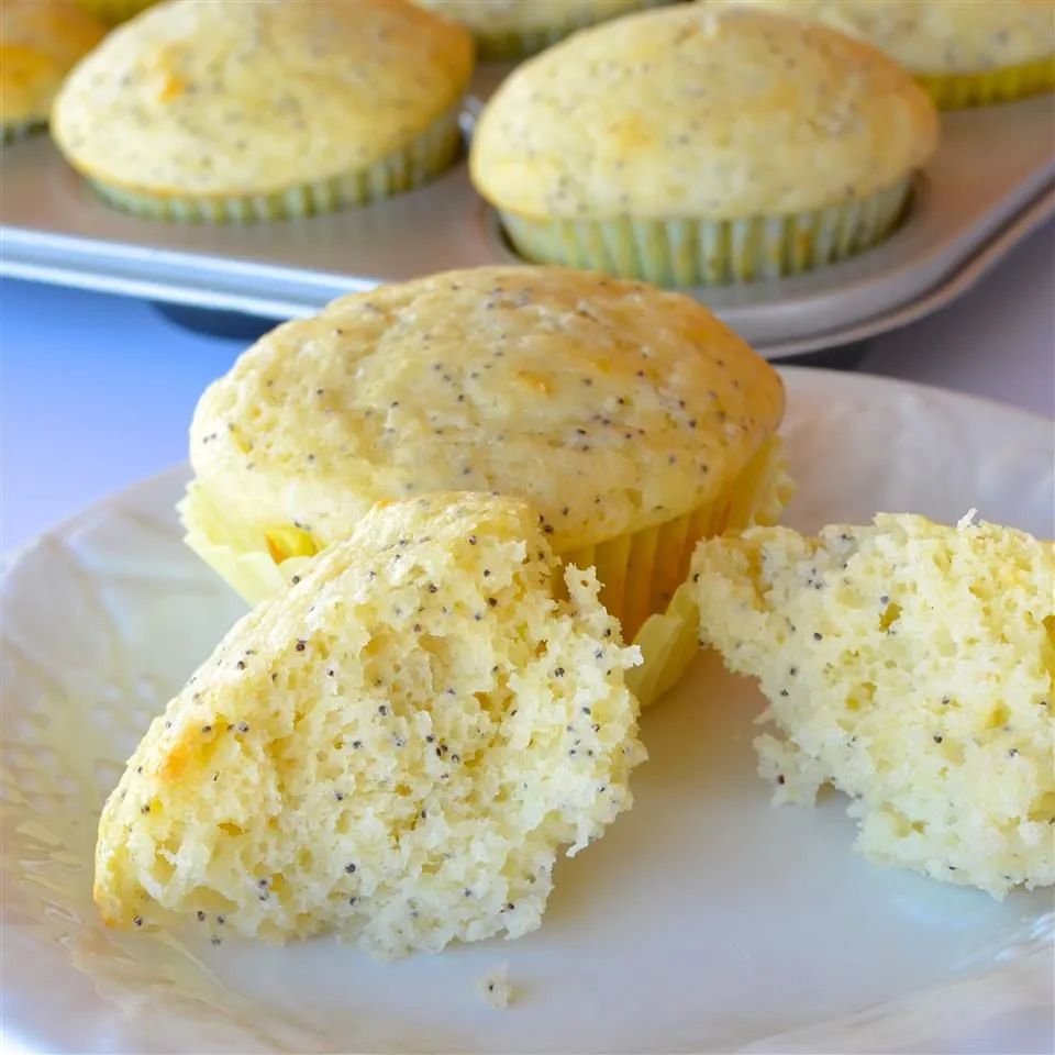 Greek Yogurt Poppy Seed Muffins