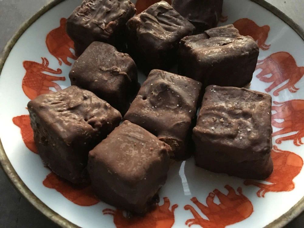 German Chocolate Cake Bites