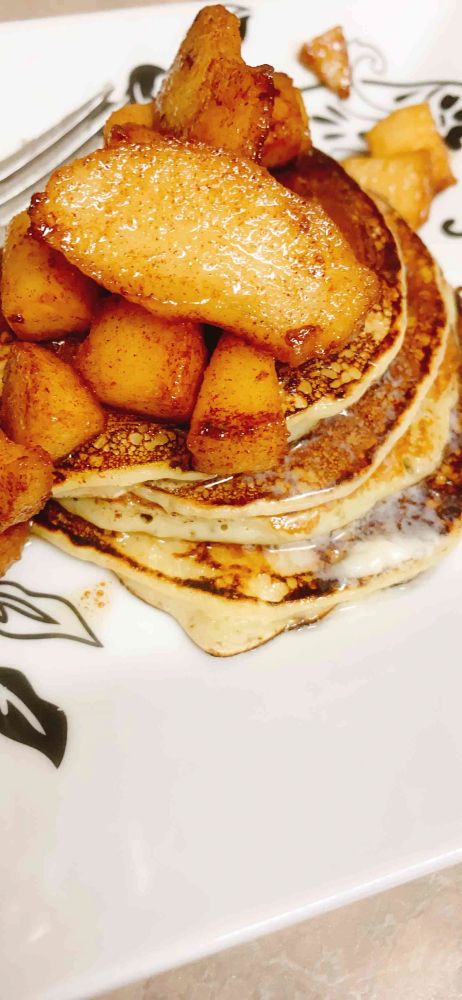 Caramelized Apple Pancakes