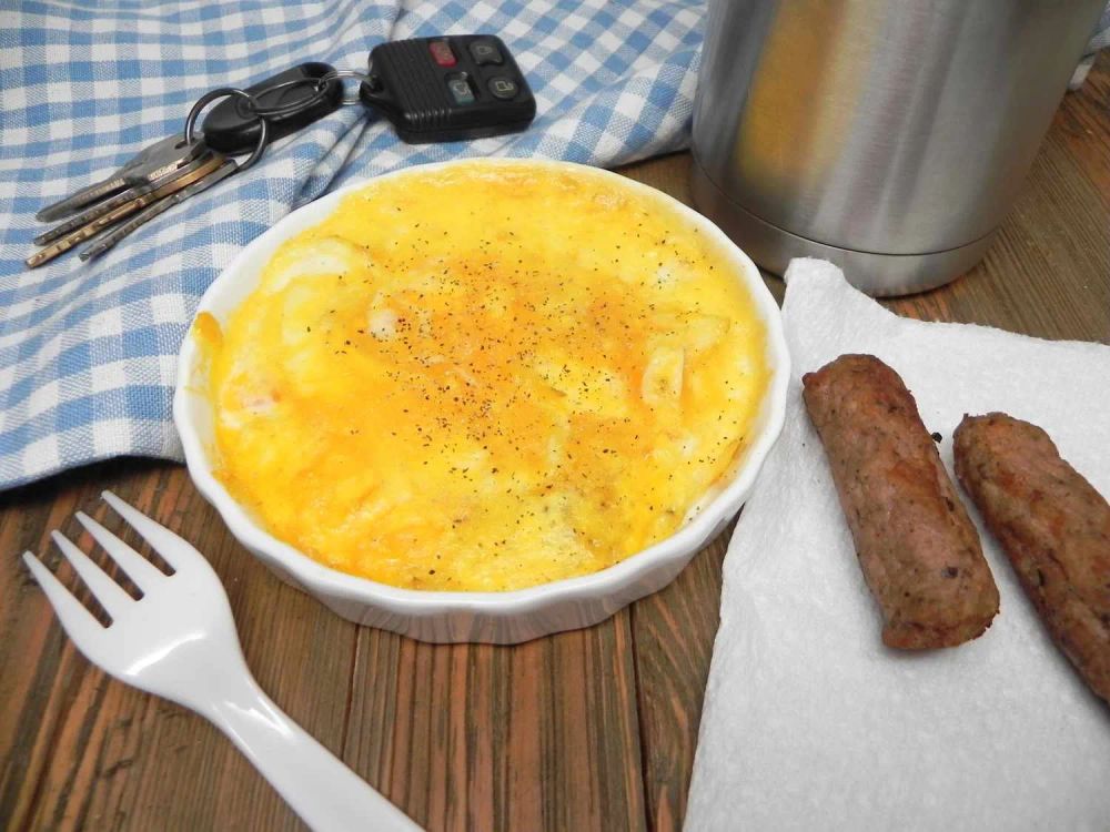 Air Fryer Scrambled Eggs On The Go