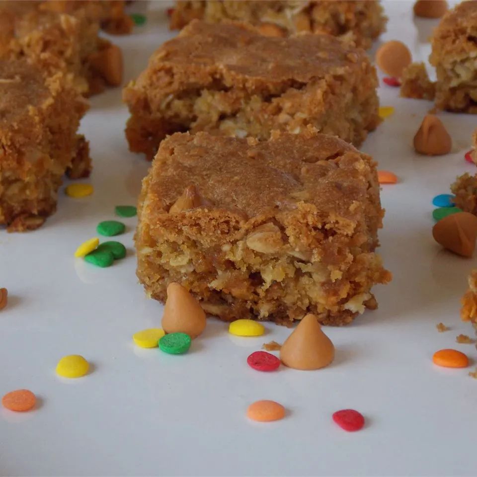 Oatmeal Scotchies in a Pan