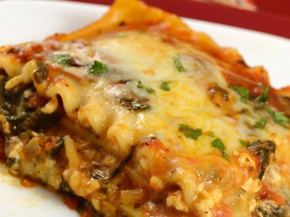 Simple Spinach Lasagna