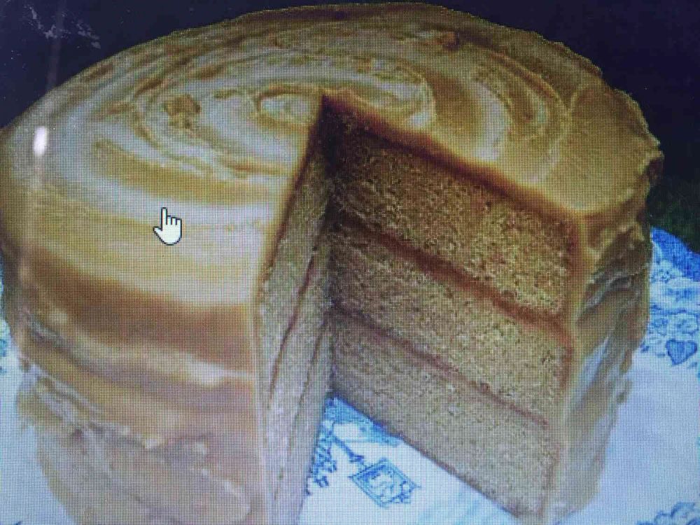 Butterscotch Cake with Caramel Icing