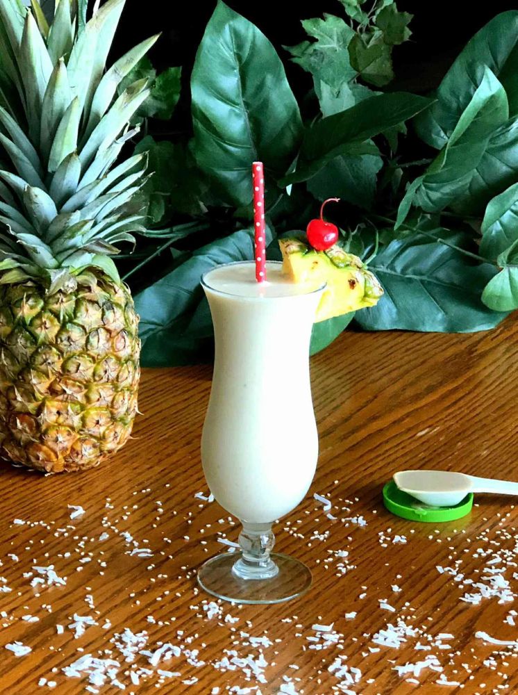 Tahini-Pina Colada Shake