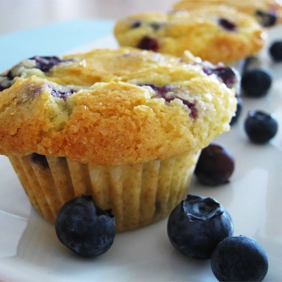 Aunt Blanche's Blueberry Muffins