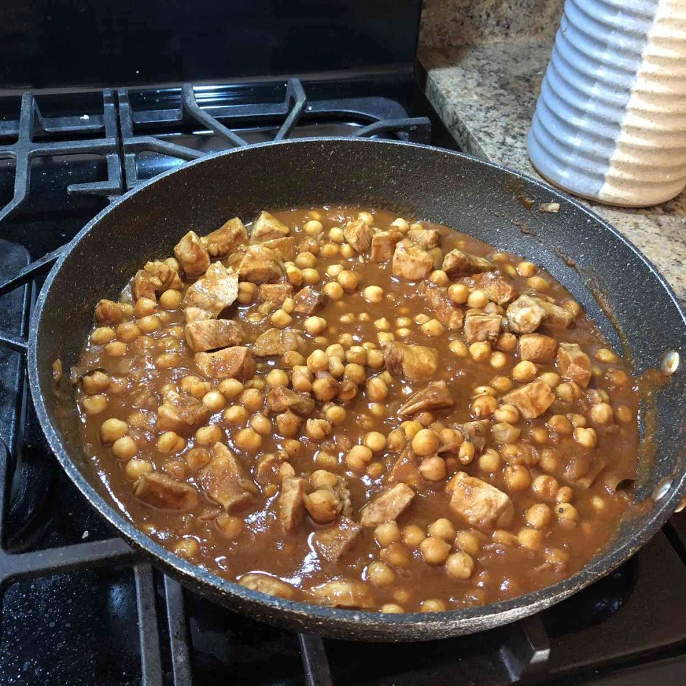 Chickpea and Chicken Curry