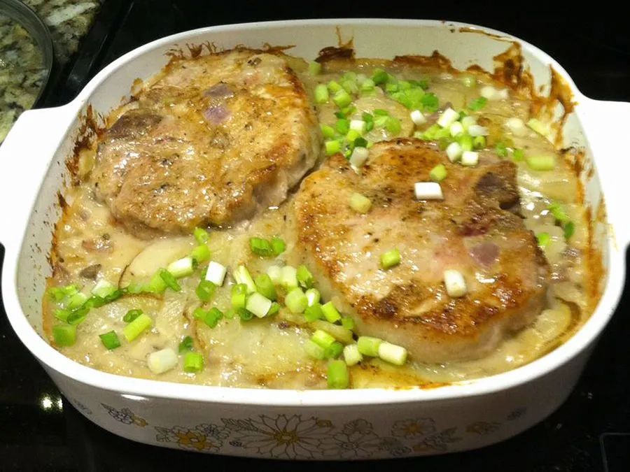 Pork Chop and Cabbage Casserole