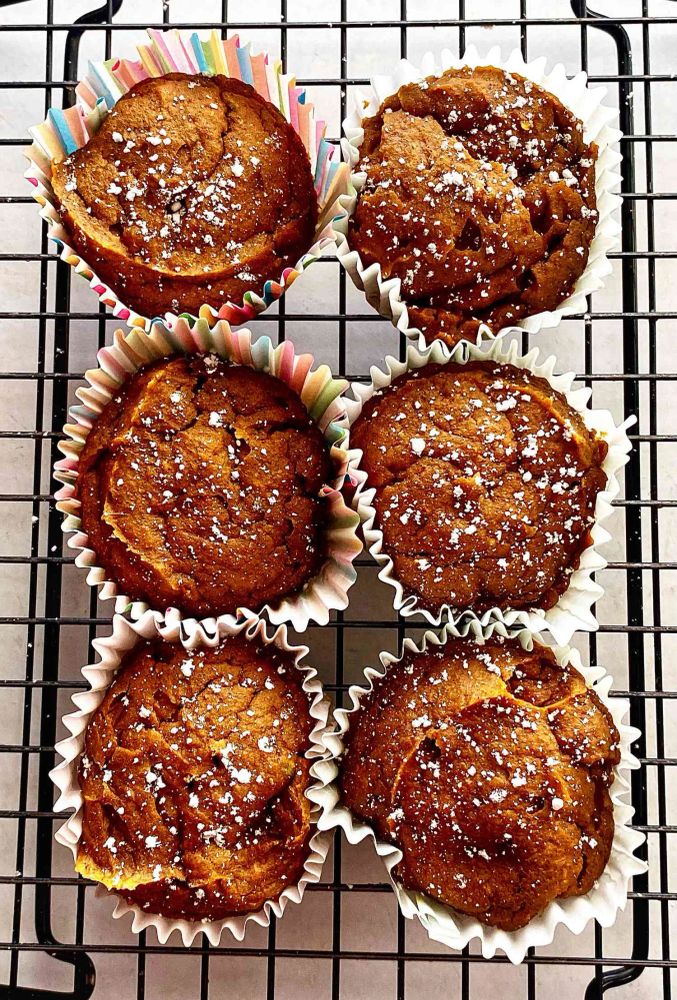 Vegan Pumpkin Spice Breakfast Cupcakes