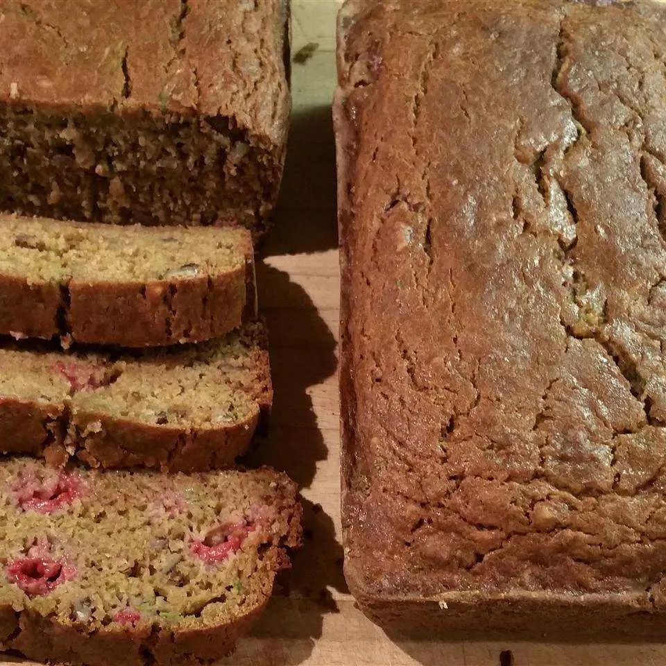 Gluten-Free Raspberry Zucchini Bread