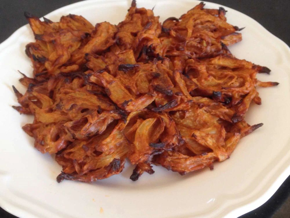 Baked Onion Bhajis