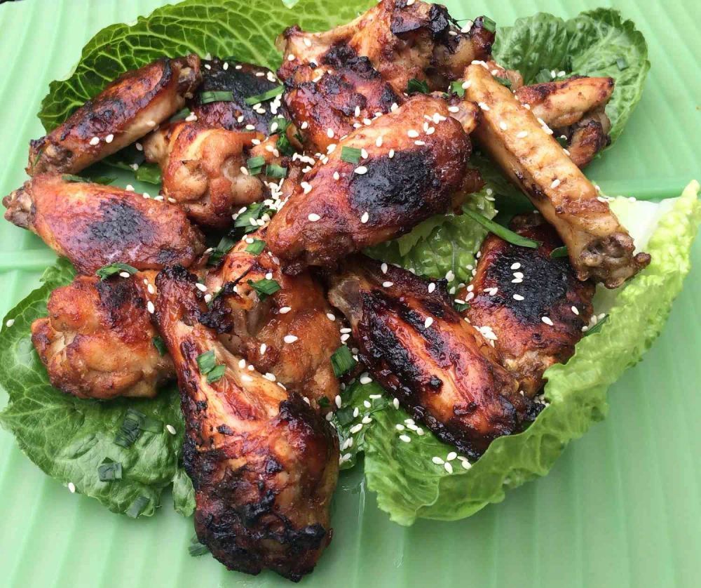 Sticky Orange Marmalade Chicken Wings