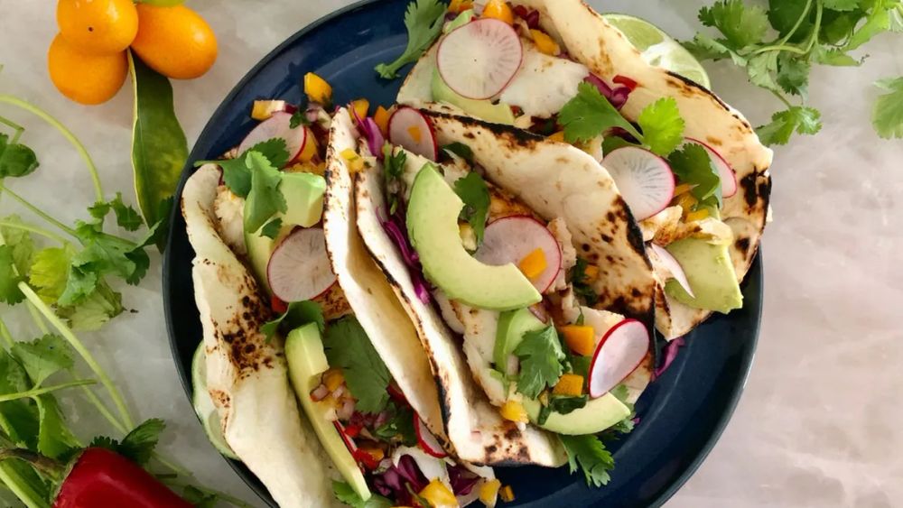 Fish Tacos With Kumquat Salsa