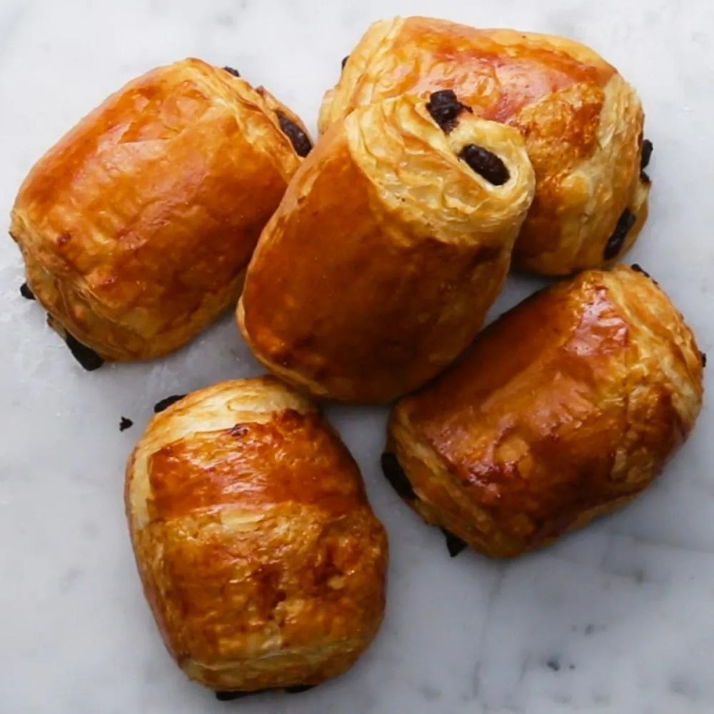 Homemade Chocolate Croissants (Pain Au Chocolate)