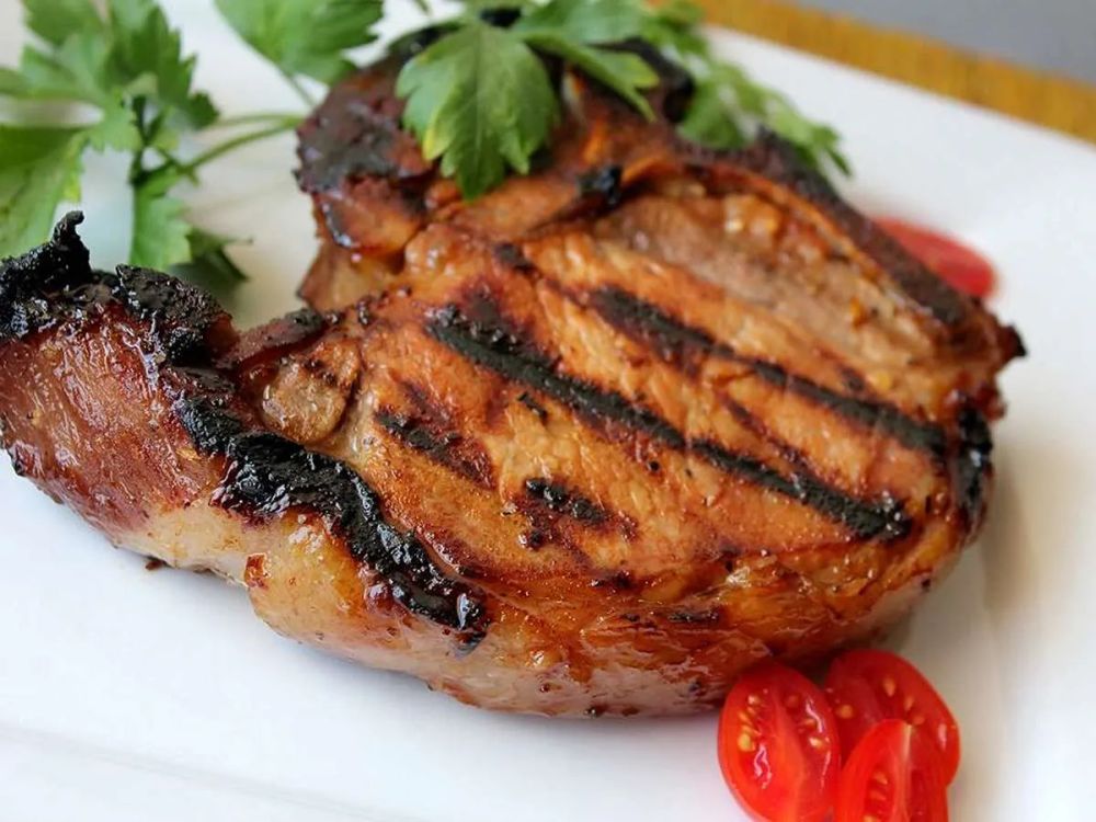 Summer Grilled Pork Chops