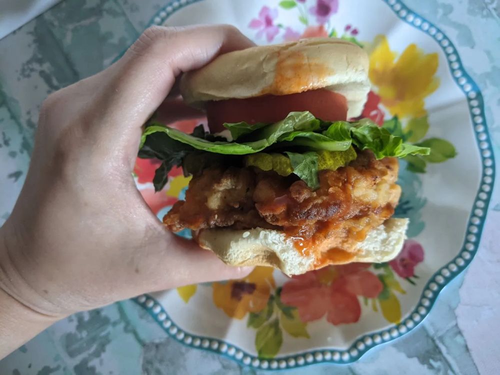 Fried Buffalo Chicken Sandwiches