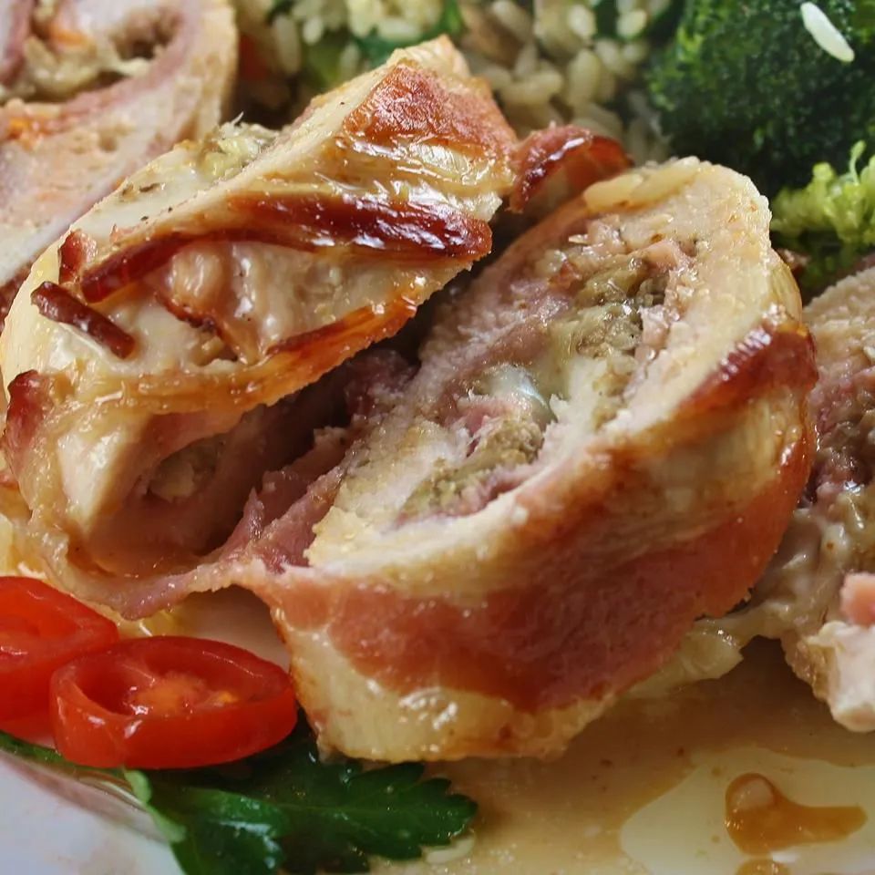 Mushroom Melt Stuffed Chicken