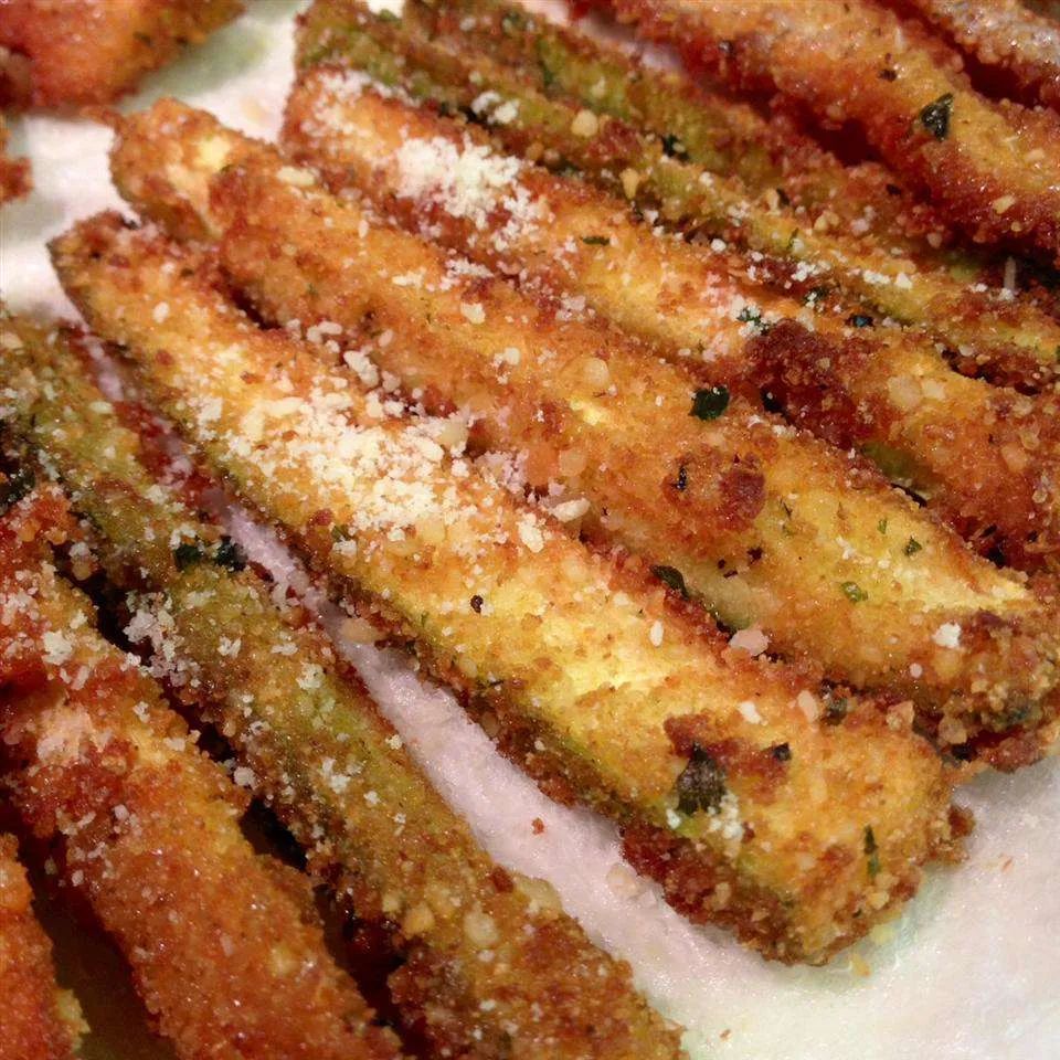 Parmesan Fried Zucchini