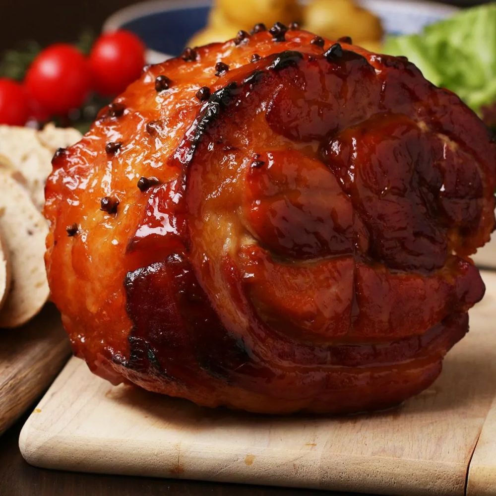 Pineapple Maple Glazed Ham