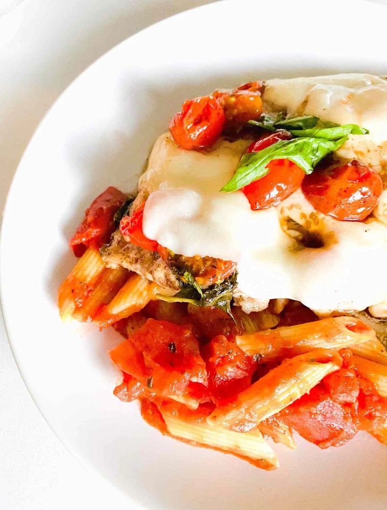 Baked Caprese Chicken