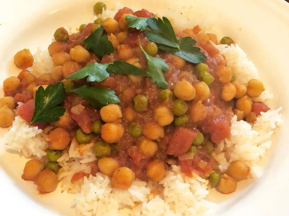 Sweet Potato and Chickpea Masala