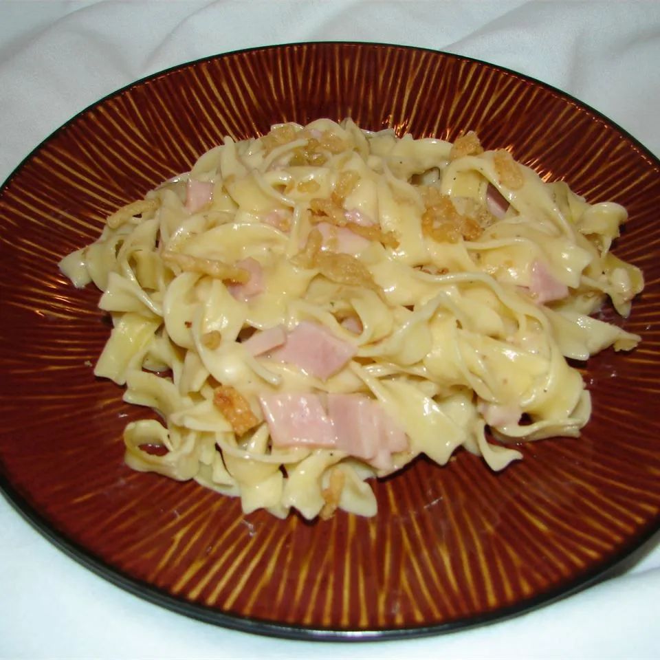 Easy Ham and Noodles