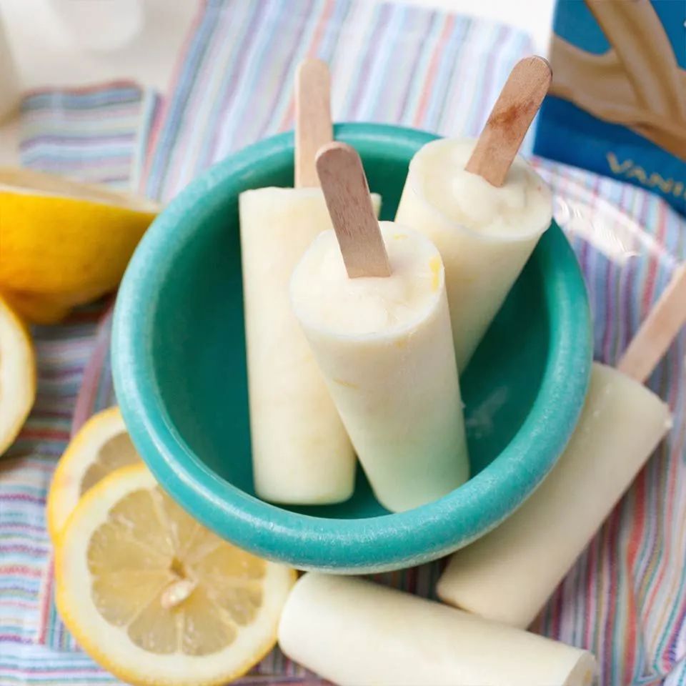 Summertime Lemon Ice Pops