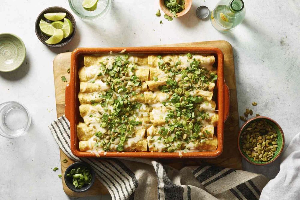 Healthier Turkey Enchiladas