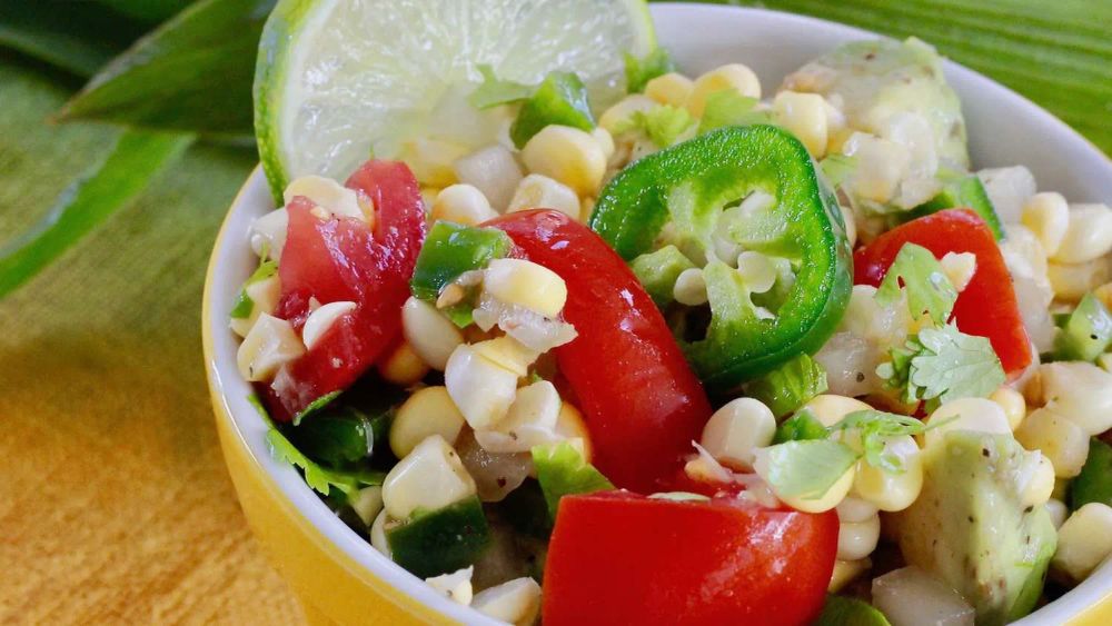 Corn Salad with Lime Vinaigrette